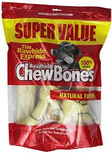 Rawhide Express Value Pack White Assorted 3lb {L - 1}105270 - Dog