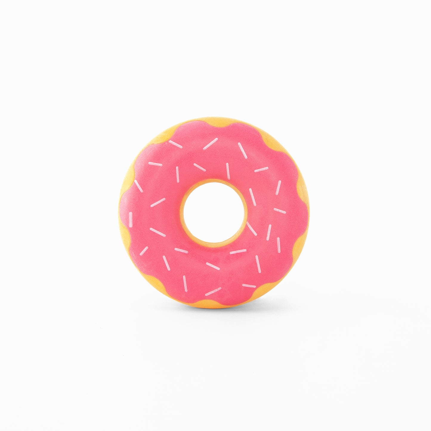 ZippyPaws ZippyTuff Donutz Dog Toy Strawberry Small 818786014322