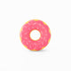 ZippyPaws ZippyTuff Donutz Dog Toy Strawberry Small 818786014322