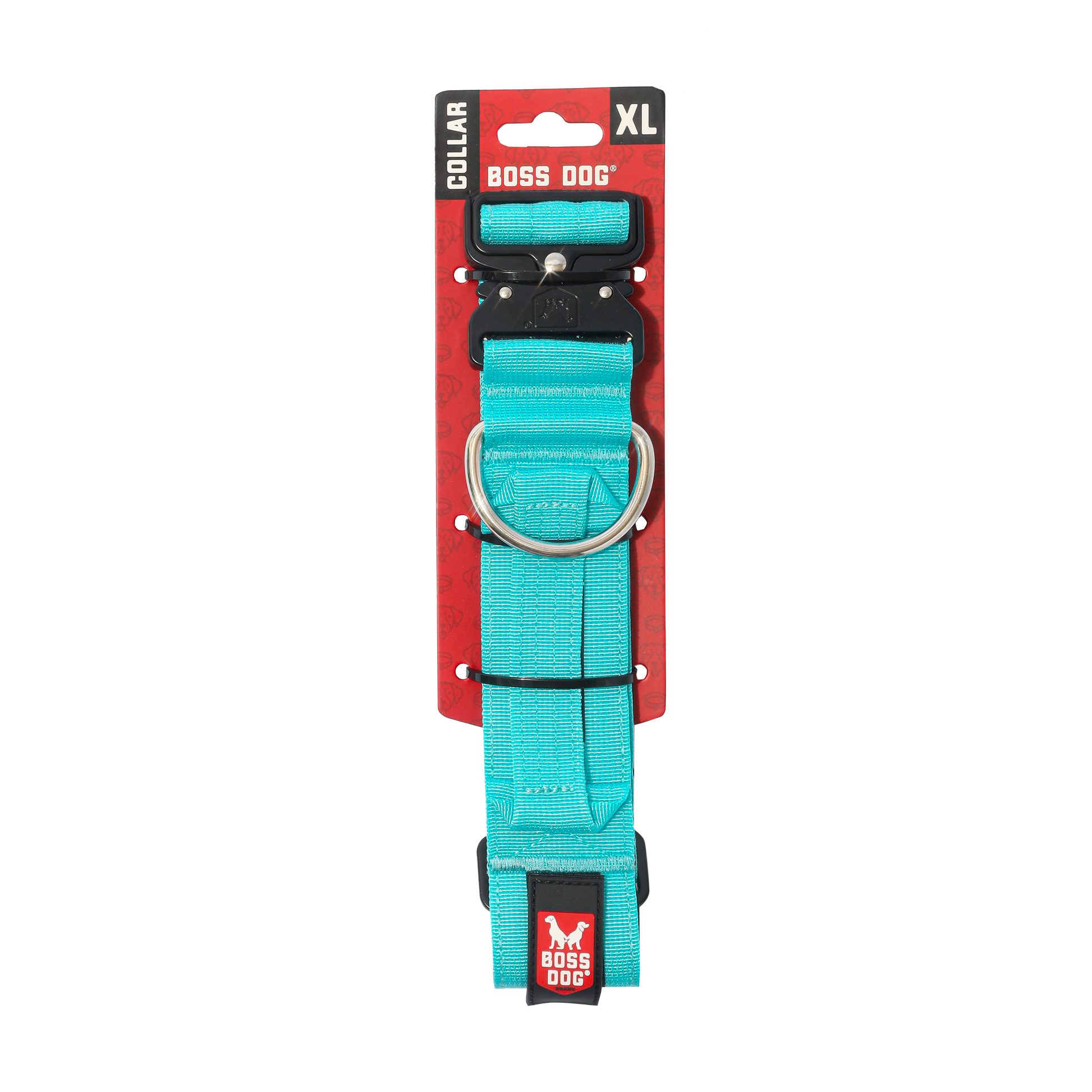 Boss Dog Tactical Adjustable Dog Collar Teal X-Large, 20-28 in 850065051369