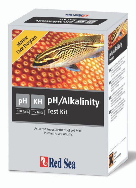 Red Sea Marine Care Program pH & Alkalinity Test Kit - Aquarium