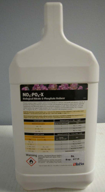 Red Sea NO3:PO4 - X Biological Nitrate and Phosphate Reducer 1.32 gal - Aquarium