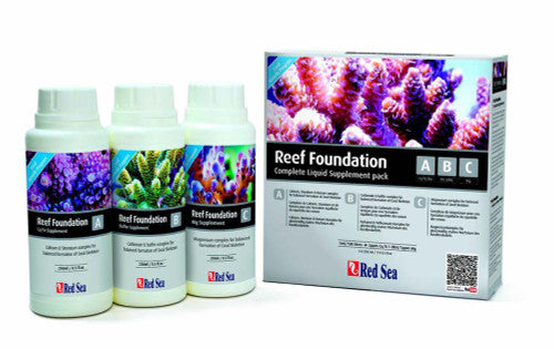 Red Sea Reef Foundation ABC Complete Liquid Supplement Pack - Aquarium