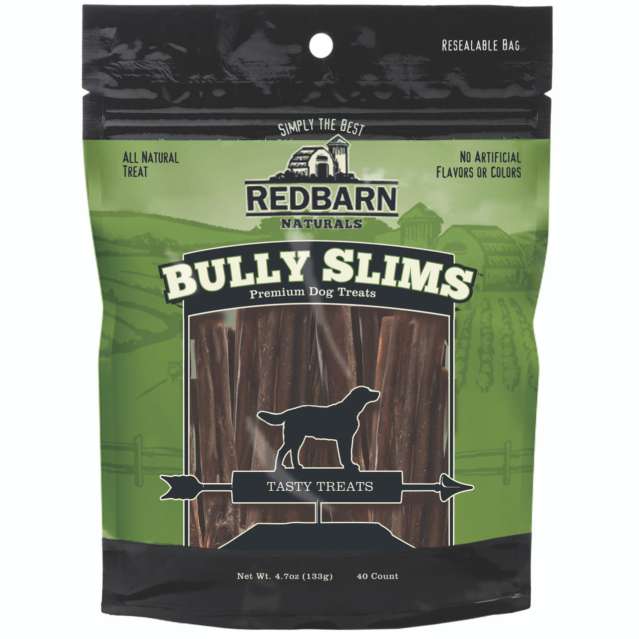 Redbarn Bully Slims Dog Treat 4.7oz 40ct