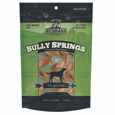 Redbarn Bully Springs Dog Treat 3pk 6in