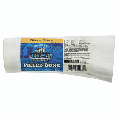 Redbarn Filled Bone Dog Treat Chicken 5oz LG