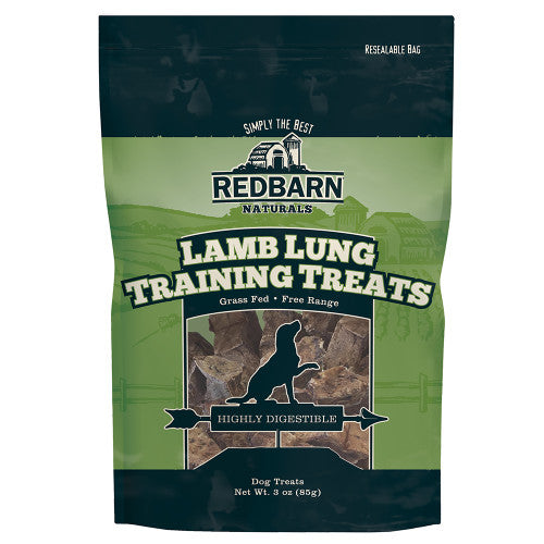 Redbarn Lamb Lung Dog Training Treat 3oz
