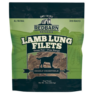 Redbarn Lamb Lung Filets Dog Treat 10oz