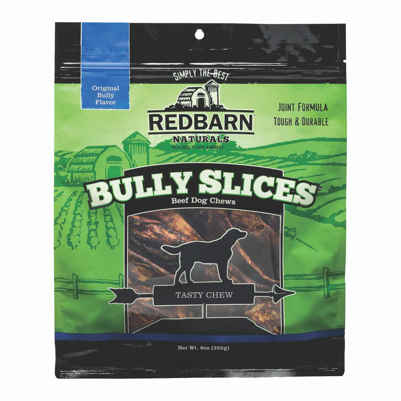 Redbarn Natural Bully Slices Dog Treat Original Beef 9oz