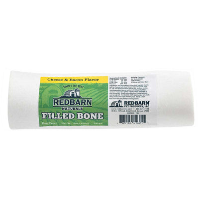 Redbarn Naturals Filled Bone Dog Treat Cheese & Bacon LG 15ct