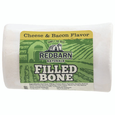 Redbarn Naturals Filled Bone Dog Treat Cheese & Bacon SM 20ct