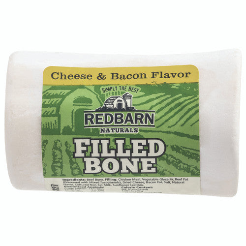 Redbarn Naturals Filled Bone Dog Treat Cheese & Bacon SM 20ct