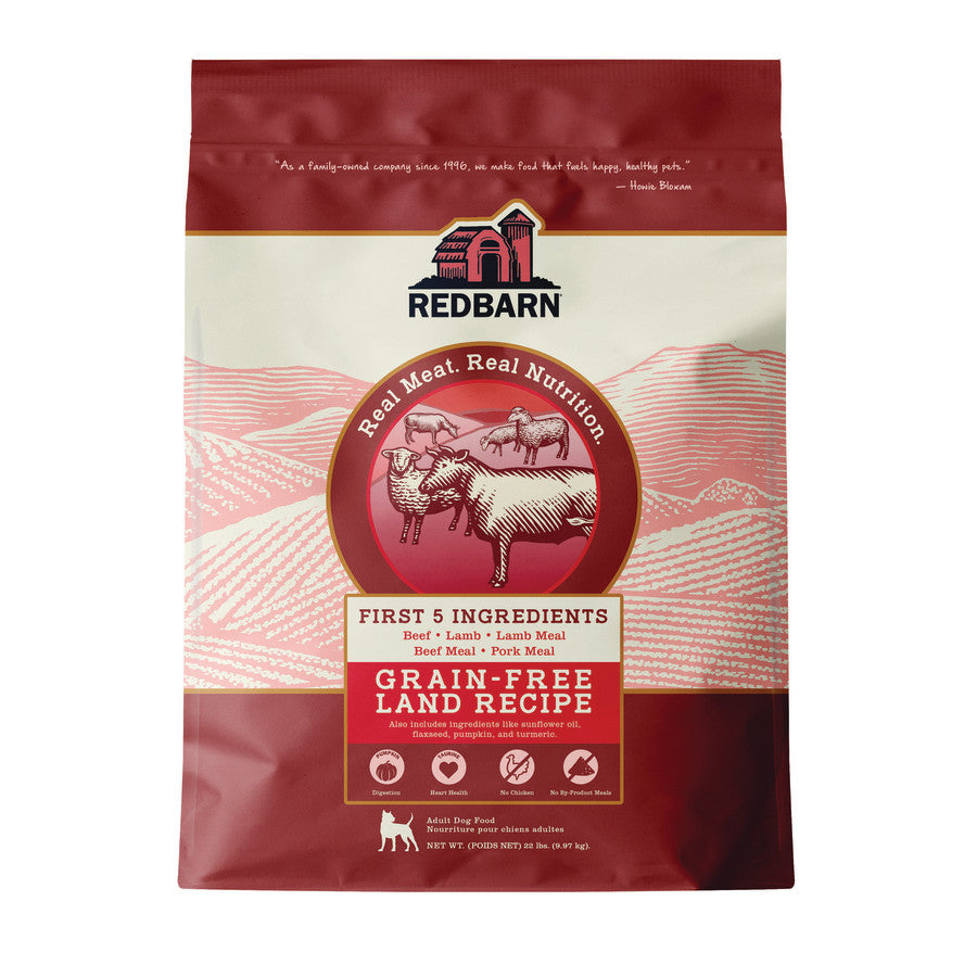 Redbarn Pet Products Grain Free Land Recipe Dog Food 22 lb 785184120125