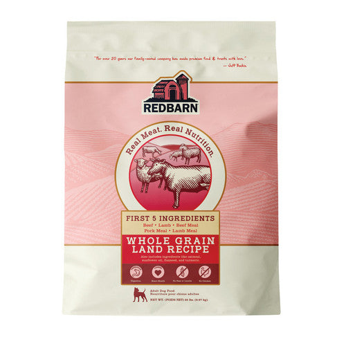 Redbarn Pet Products Whole Grain Land Recipe Dog Food 22 lb