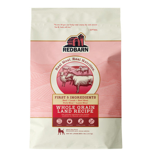 Redbarn Pet Products Whole Grain Land Recipe Dog Food 4 lb