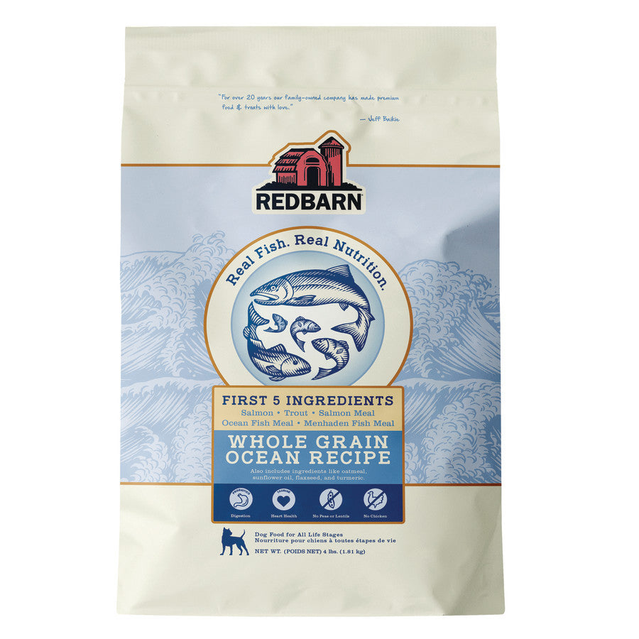 Redbarn Pet Products Whole Grain Ocean Recipe Dog Food 4 lb 785184120095