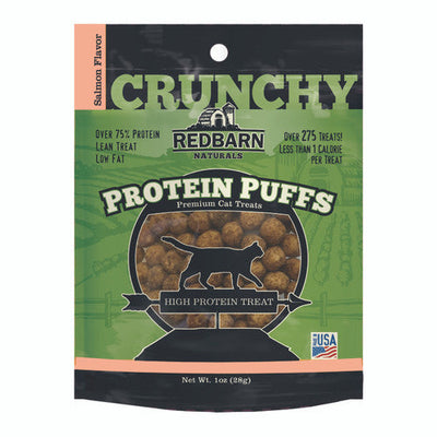 Redbarn Protein Puffs Crunchy Cat Treats Salmon 1oz