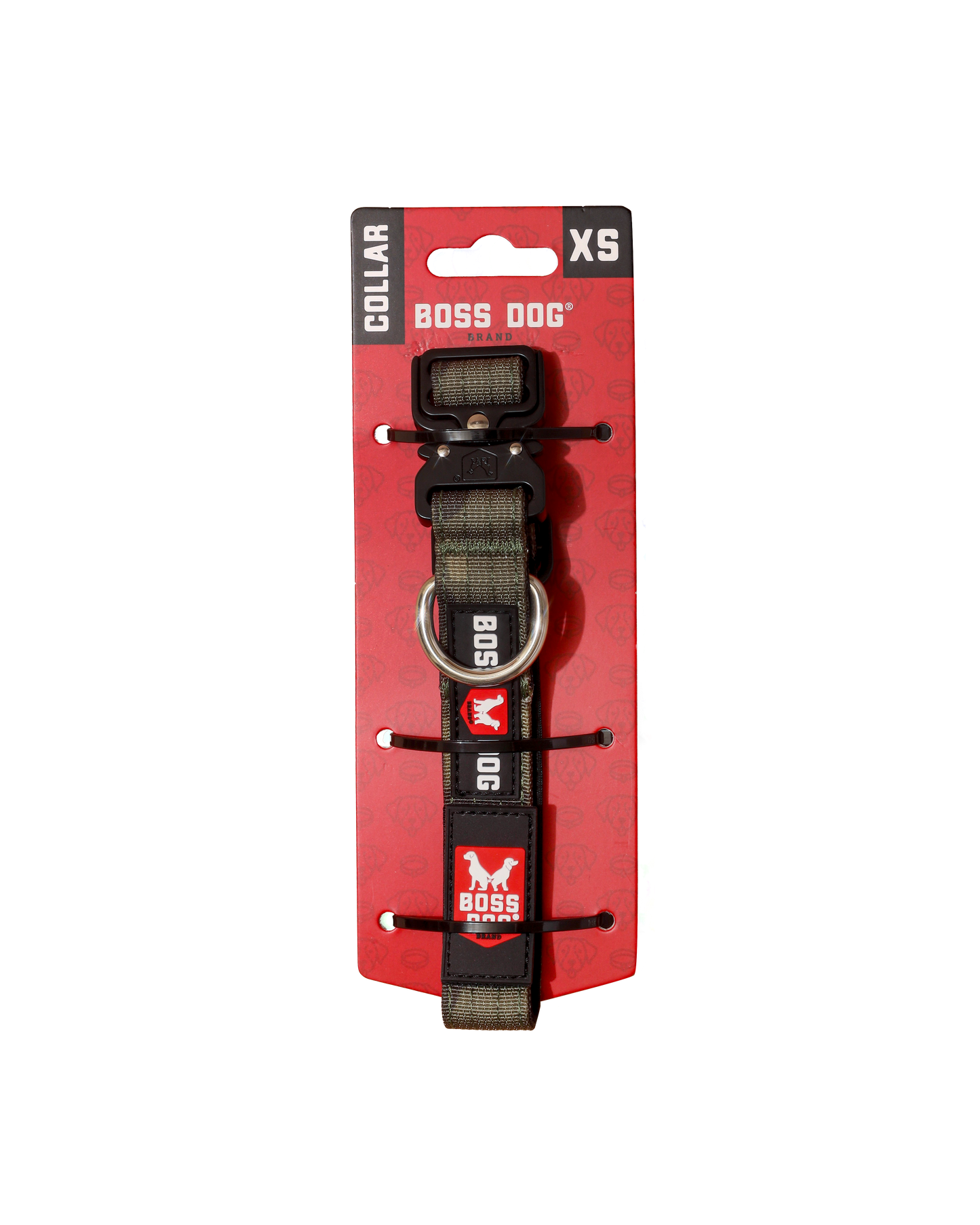 Boss Dog Tactical Adjustable Dog Collar Green Camo X-Small, 11-14 in 860011480488