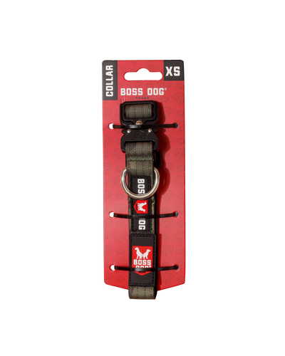 Boss Dog Tactical Adjustable Dog Collar Green Camo X-Small, 11-14 in 860011480488