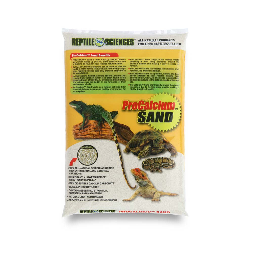 Reptil Sciences ProCalcium Terrarium Sand Natural White 4/10 lb