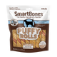 SmartBones Puffy Rolls Dog Treats Peanut Butter & Bison 8 ct 840364800232