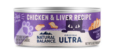 Natural Balance Pet Foods Original Ultra Canned Cat Food Chicken & Liver -  24pk/5.5 oz