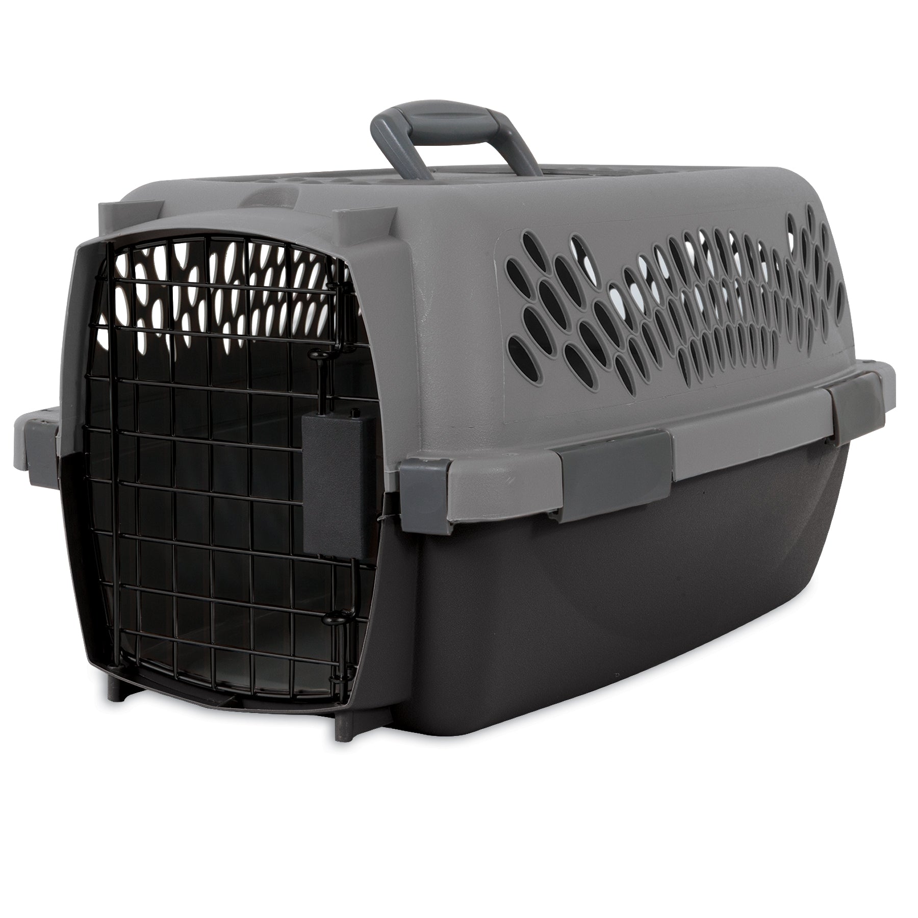 Aspen Porter Traditional Dog Kennel Hard-Sided Light Gray 19 in 029695210839