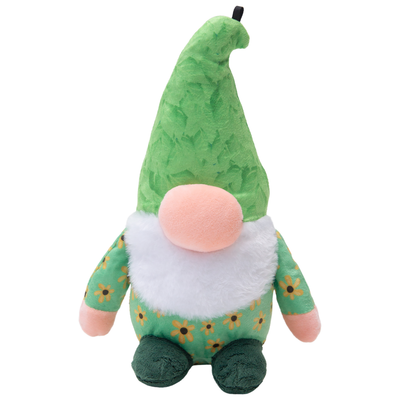 Snugarooz Meadow the Gnome Plush Dog Toy 10 in 632726319243