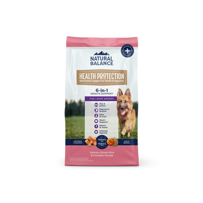 Natural Balance Pet Foods Health Protection Large Breed Dry Dog Food Salmon & Rice 26 lb 723633007412