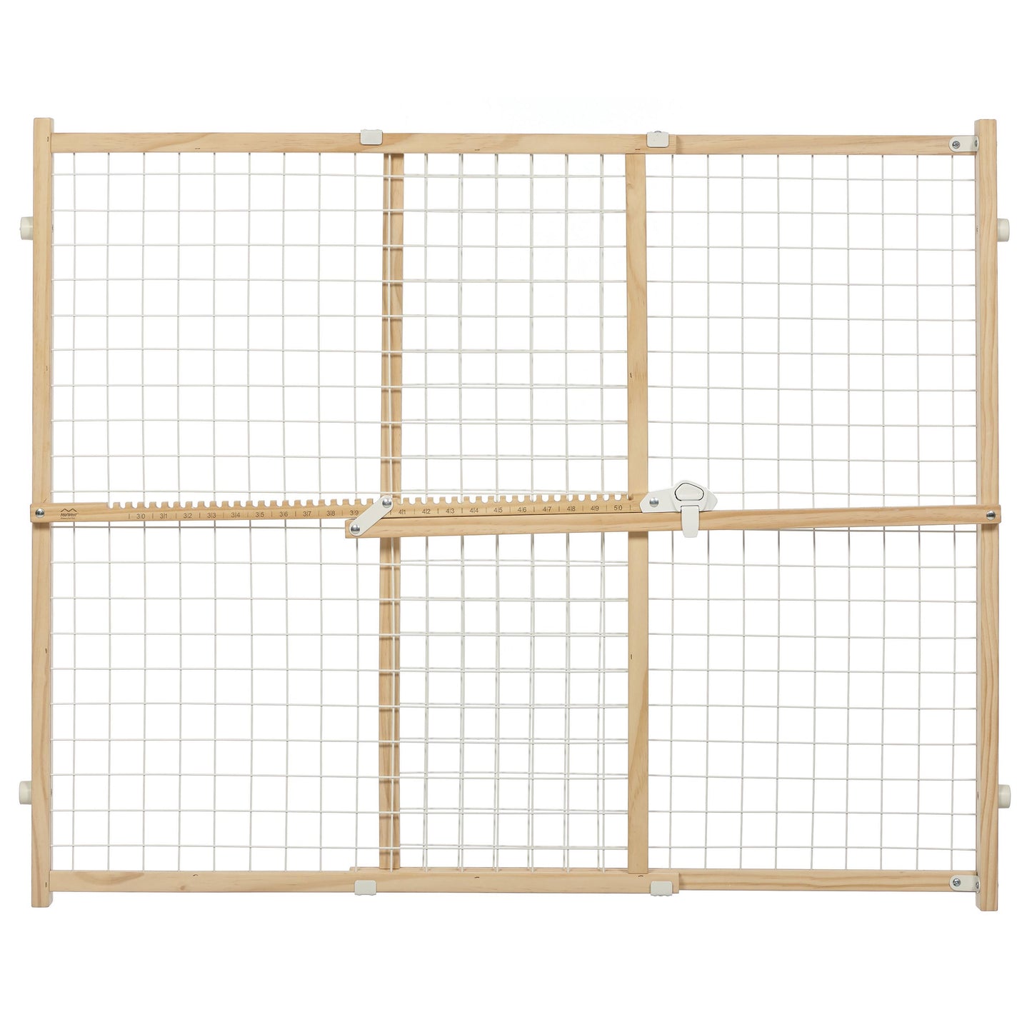 MidWest Homes for Pets Wood Pet Gate w/ Wire Mesh 32 in 027773022800