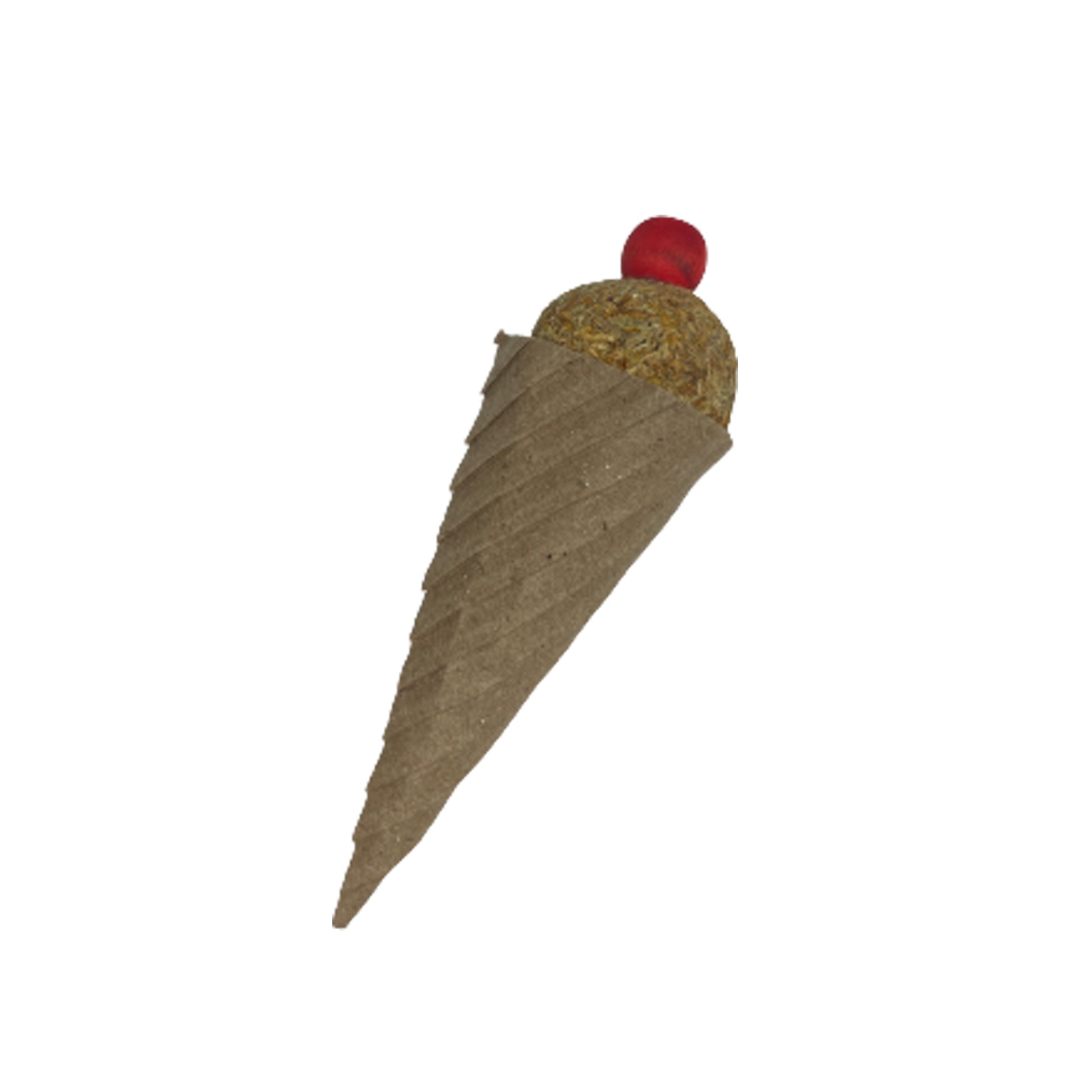 A & E Cages Nibbles Ice Cream w/Cherry on Top Small Animal Chew Toy 644472009248