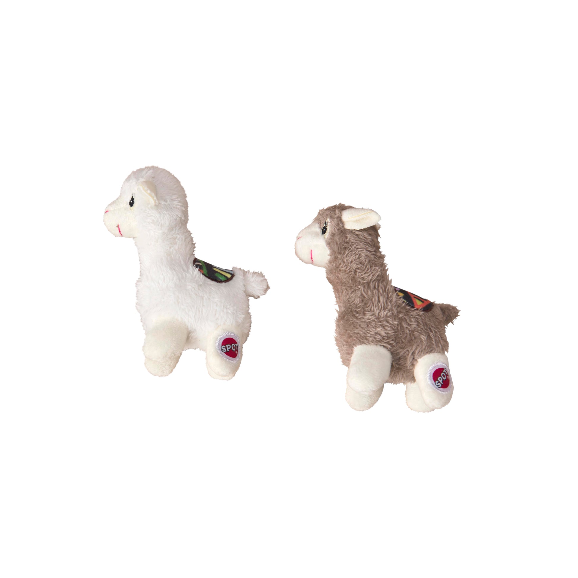 Spot Lil Spots Yo Llama Dog Toy Assorted Color 5.5 in, 2 pk 077234549483