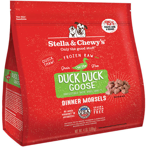 S&c Dck,dck,goose Mrsl frozen 4 Lb {L - 1x}860064 SD - 5 - Dog