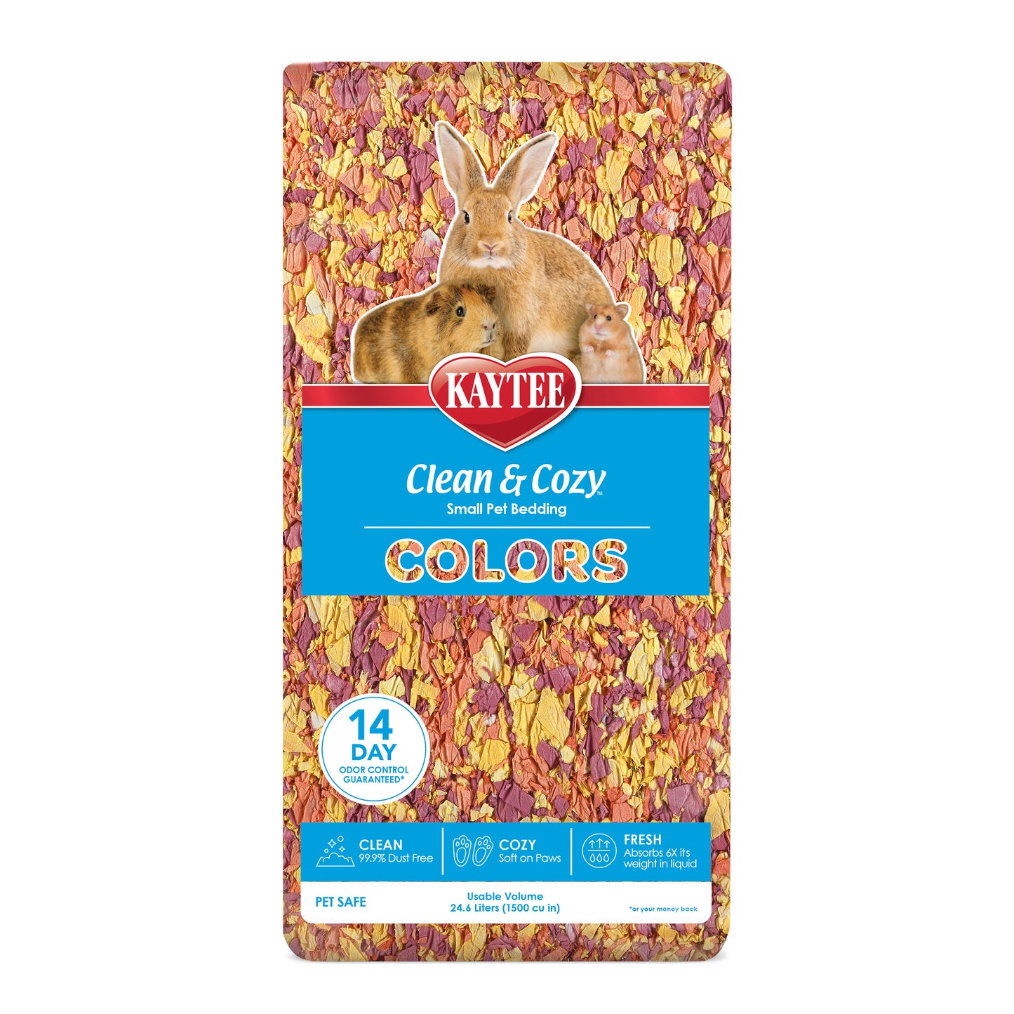 Kaytee Clean & Cozy Colors Bedding Sunset 24.6 l 071859007267