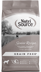 NutriSource Senior Grain Free Dry Dog Food Turkey 4 lb 073893299585