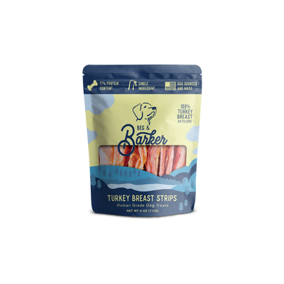Beg & Barker Turkey Breast Strip Dog Treats 4 oz 850025546010