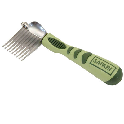 Safari Dog De-Matting Comb Green One Size