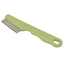 Safari Dog Double Row Flea Combs with Handle Green