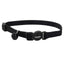 Safe Cat Adjustable Snag-Proof Nylon Breakaway Collar Black 3/8 in x 8-12 in