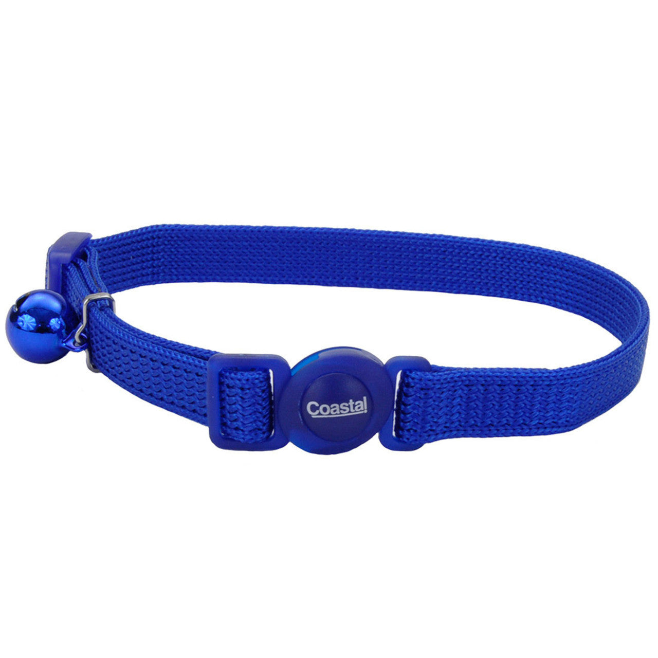 Safe Cat Adjustable Snag-Proof Nylon Breakaway Collar Blue 3/8 in x 8-12 in