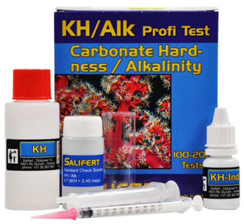Salifert Carbonate Hardness & Alkalinity (KH/Alk) Profi - Test Kit 100 - 200 tests Aquarium