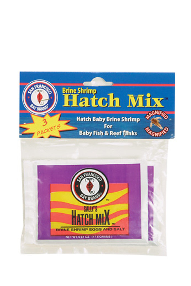 San Francisco Brine Shrimp Hatch Mix Fish Food 0.74 oz 3 Pack