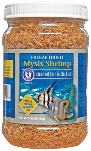 San Francisco Freeze Dried Mysis Shrimp 95gm {L + 1} 009037 - Aquarium
