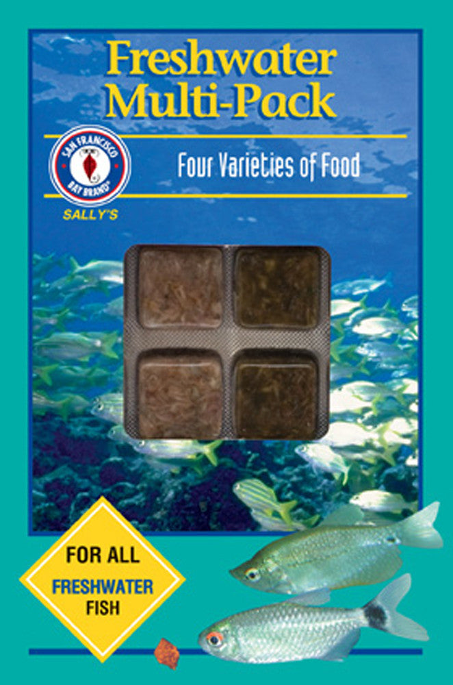 San Francisco Freshwater Multipack Frozen Fish Food 3.5 oz SD-5