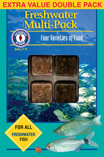 San Francisco Freshwater Multipack Frozen Fish Food 7 oz SD - 5 (D) - Aquarium