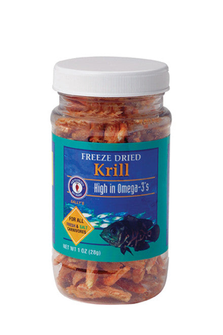 San Francisco Krill Freeze Dried Fish Food 1 oz - Aquarium