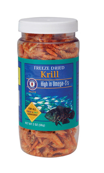 San Francisco Krill Freeze Dried Fish Food 2 oz - Aquarium