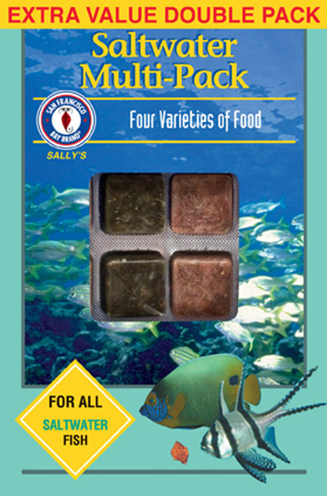 San Francisco Saltwater Multipack Frozen Fish Food 7 oz SD-5