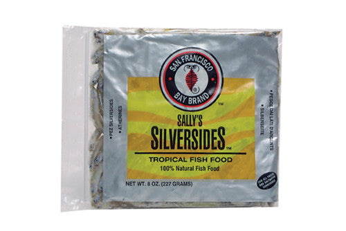 San Francisco Silversides Frozen Fish Food 8 oz SD - 5 - Aquarium