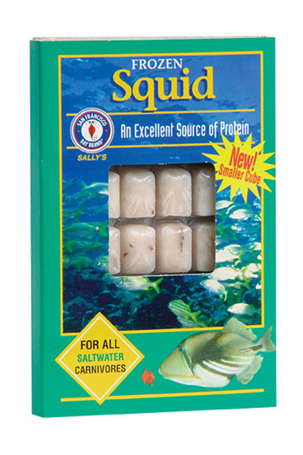 San Francisco Squid Frozen Fish Food 3.5 oz SD - 5 - Aquarium